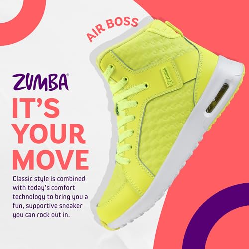 ZUMBA Street Boss Comfy High Top Gym Shoes Active Dance Workout Shoes for Women2