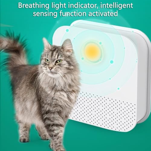 Désodoriseur rechargeable chat contre les odeurs tenaces de litière avec capteur - 6