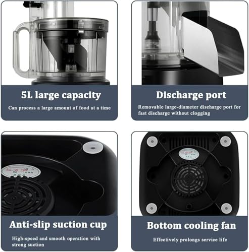 Multiprocesadora automática multifunción 600W con 5 moldes miniatura 4