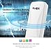 KuWFi Point to Point Gigabit Wireless Bridge 5.8G 900Mbps 1Gbs LAN Ports Long Range CPE Bridge Network Extend Outdoor 3KM/1.86Miles to of Shop, Barn,Farm and CCTV Connection