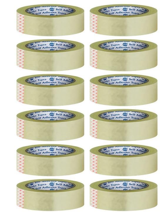 Wonder Transparent Tape - 1" - 50mtr (Pack of 12)