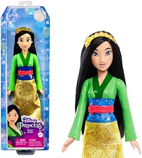 Disney Princess Dolls, New for 2023, Snow White Posable Fashion Doll with Sparkling Clothing and Accessories, Disney Movie Toys, HLW08