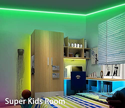 Image of 3 Meter RGB Strip Light with 24 Button Remote Self Adhesive | Complete Strip Light with Kit | RGB Backlit tv Kit| Ceiling Light Strip Multicolor