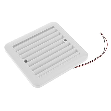 Street27 RV Caravan Motorhome Side Air Vent Ventilation Cooling Exhaust Fan White