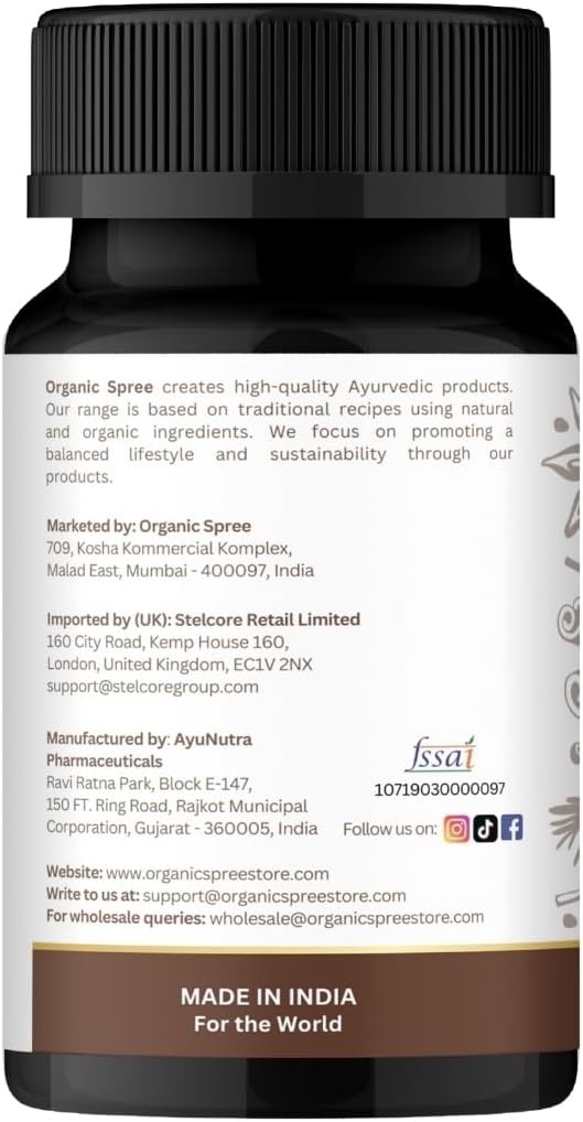 Lakshadi Guggulu 120 Tablets - Bone and Joint Support with hadjod, ashwagandha and guggulu* - Ayurvedic Formulation - Certified and Vegetarian (1) - Image 8