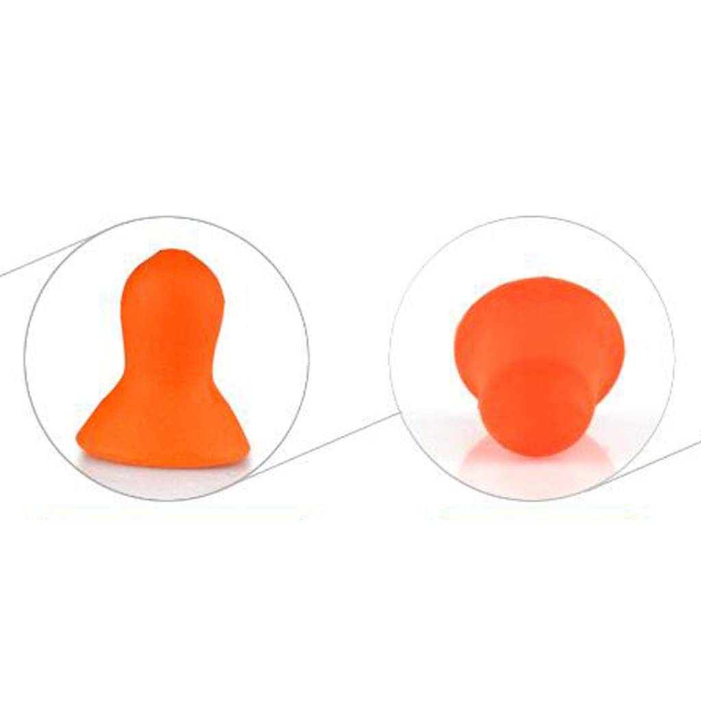 Earplug Súper insonorizadas Tapones antiruido Sueño ronquido Maquinaria Industrial Anti-Ruido (Color : 100 Pairs, Size : M)