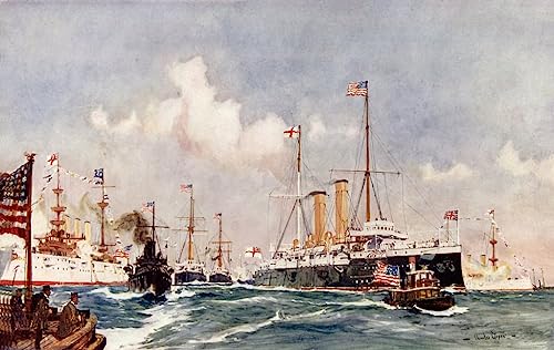 Cuadro sobre lienzo el buque insignia Crescent en Bar Harbor de Charles Edward 60x90cm