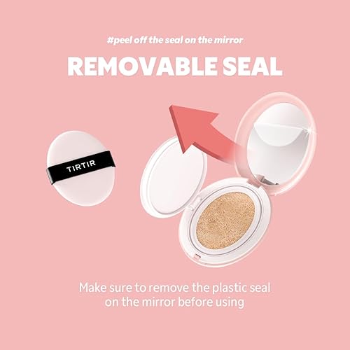 Miniatura 7 de TIRTIR Mask Fit All Cover cojín 23N, 0.6 oz (18 g), base de cojín, alta cobertura, acabado húmedo suave (arena 23N)