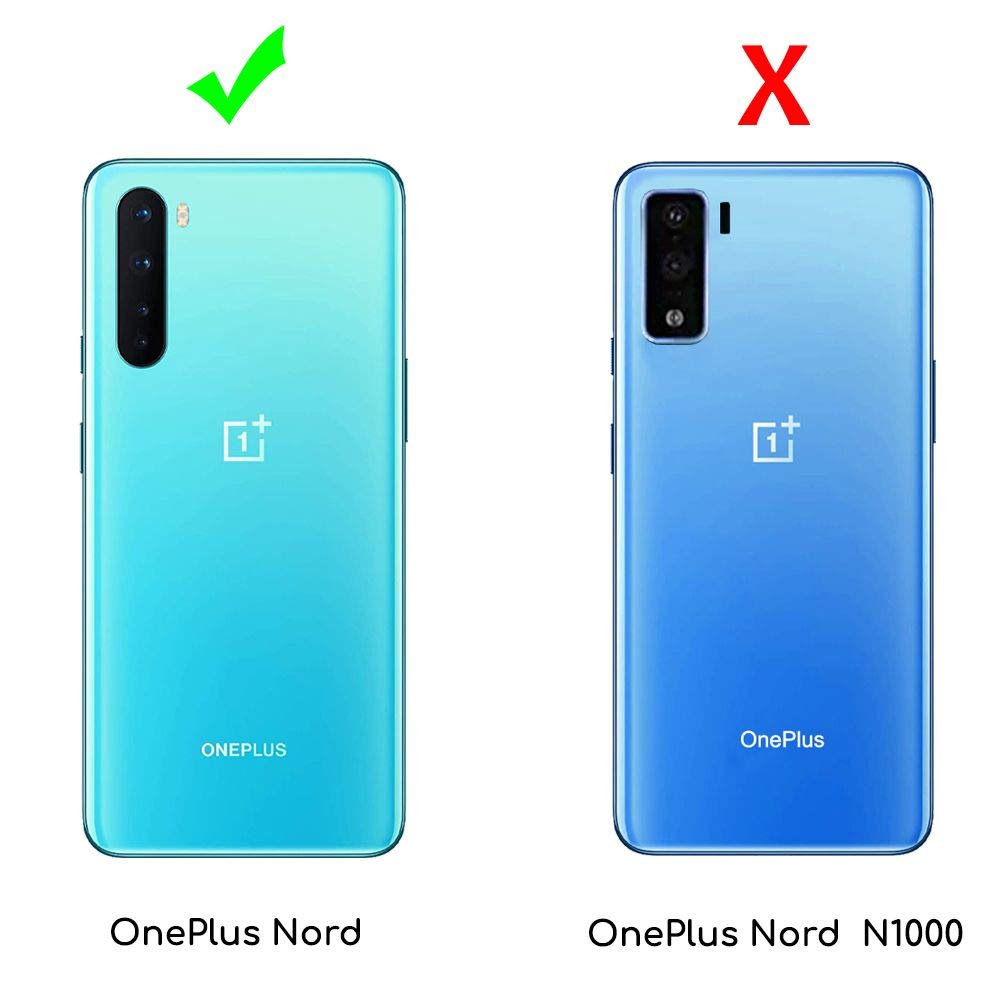 Cover Portacarte Supporto Asuwish Cover Per OnePlus Nord 1 Con Pellicola Vetro Temperato Supporto Custodia Oneplus Nord