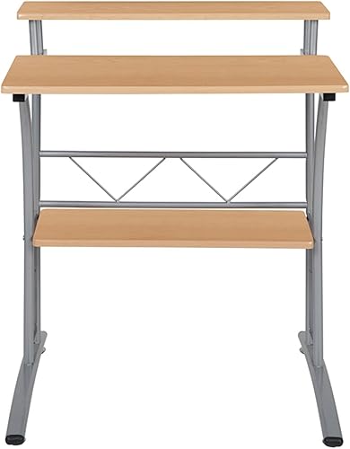 Miniatura 17 de Flash Furniture escritorio para computadora Nogal rústico,Negro,Blanco,Arce,Mahogany,Gris (rustic gray),Nogal,https://www.amazon.com/dp/undefined