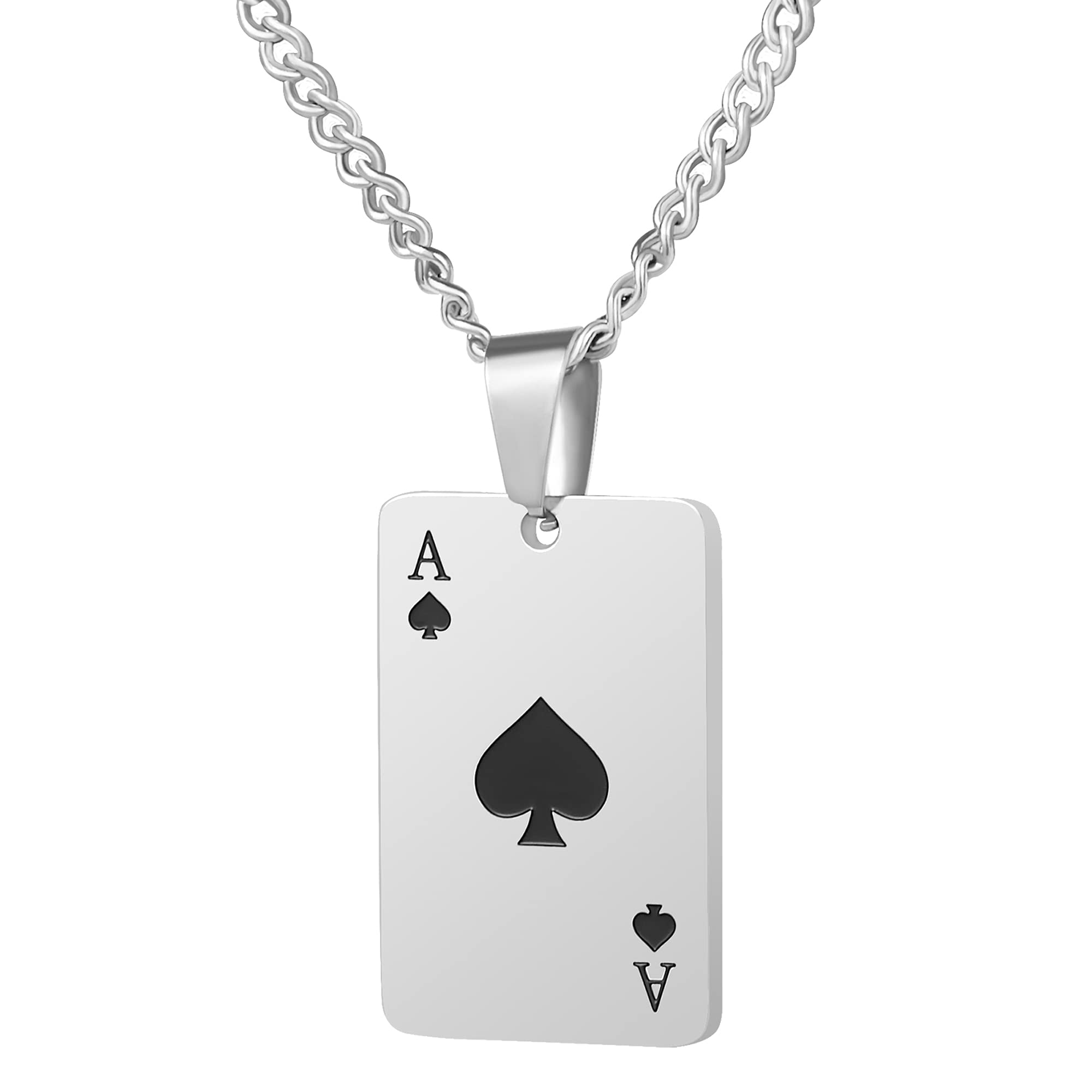 See full amazon price history chart for KK BETO Stainless Steel Personalized Necklace - Lucky Poker Chain Necklace for Men and Women Pendant Necklace Fashion Jewelry Gifts 22 Inches Chain, Stainless Steel, No Gemstone, KK BETO Stainless Steel Personalized Necklace - Lucky Poker Chain Necklace for Men and Women Pendant Necklace Fashion Jewelry Gifts 22 Inches Chain, Stainless Steel, No Gemstone, (B09BM7PT6F) Amazon Price History, Amazon Price Tracker
