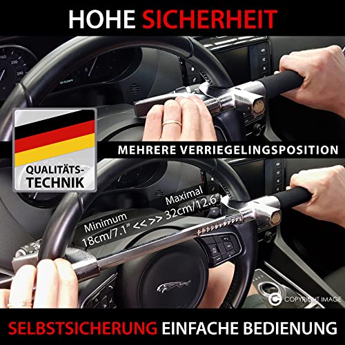 Lenkradschloss KRASER WA839B für hohe Sicherheit und Diebstahlschutz