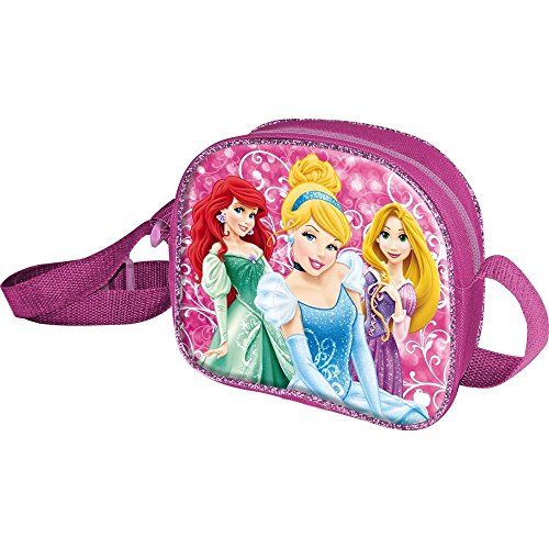 Tasche Prinzessinnen Disney Gehstock Oval Mädchen Schulterriemen cm. 17 x 15 x 5 - 42952 Cover