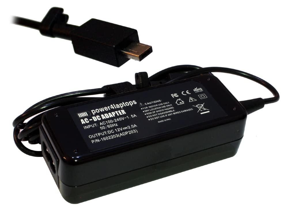 Adaptateur pour ASUS Chromebook Flip C100PA-RBRKT03 Power4Laptops