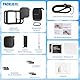 Go Pro Hero13/Hero 12 /Hero11 /Hero 10 /Hero 9 Schwarz Silikonhülle GoPro Zubehör mit PU-Mini-Tragetasche & Batterieseitige Abdeckung & Objektivdeckel & Displayschutzfolien & Lanyard