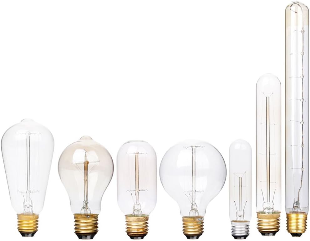Edison Wolfram Glühlampen Faden Jahrgang Antik Glühbirne E27 St64 :  Amazon.de: Beleuchtung