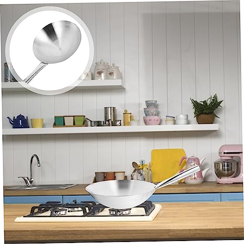 Wok de Acero Inoxidable MAGICLULU con Mango Ergonómico miniatura 6