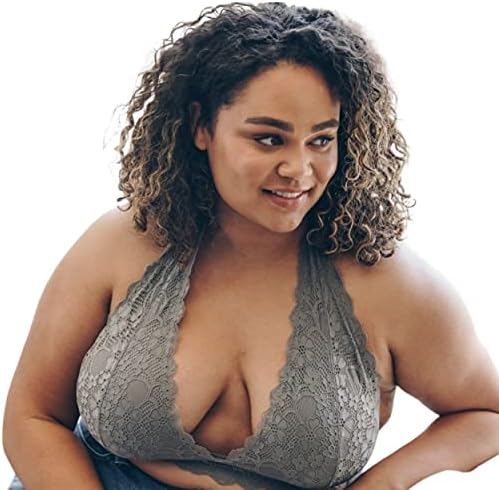 plus size halter neck bralette