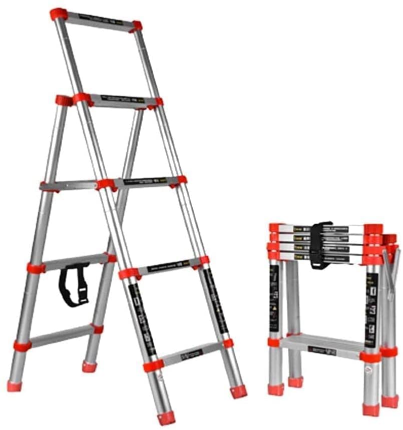 Buy Ladders,Telescoping Ladder for Home 4.8 Ft MultiPurpose