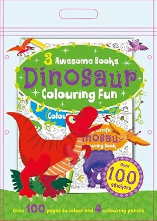 Buy Dinosaur Colouring Bag Book Online at Low Prices in India ...