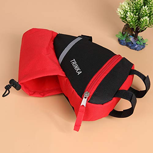 Andoer Bolsa para bicicleta Bolsa com estrutura frontal para bicicleta Bolsa para tubo de ciclismo B