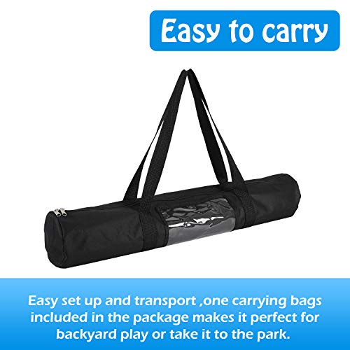 YON.SOU. Dog Agility Training Equipment, Obstacle Course Training, (with Dog Agility rods Jump& Hoops, Agility Tunnel Frisbee Training Whistle, Carrying Bag) (Dog Obstacle)