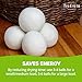 Tru Earth Wool Dryer Balls, Set of 4 XL 100% Wool Anti-Static Balls for Laundry, Reusable & All Natural