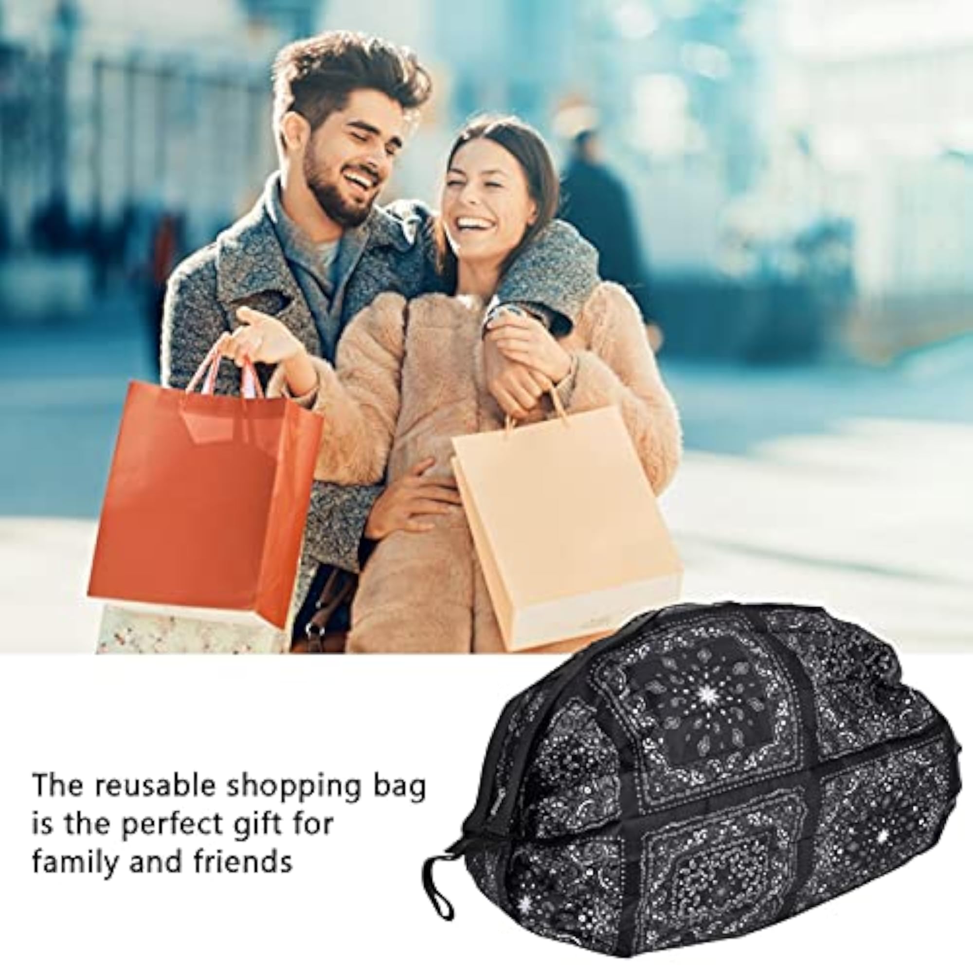 Sturdy Eco-Friendly Grocery Shopping Backpack