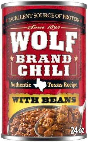 WOLF BRAND Chili With Beans, 24 oz.