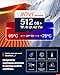 ROVE Ultimate Micro SD Card microSDXC 512GB Memory Card with USB 3.2 Type C Card Reader 170MB/s C10, U3, V30, 4K, A2 for Dash Cam, Android Smart Phones, Tablets, Games