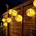 Farolillos Solares Exterior de Luces de Cuerda, ALED LIGHT 6m 30 LED...