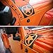 JeCar Cowl Body Armor Cowl Cover Side Guards for 2007-2017 Jeep Wrangler JK & Unlimited - Pair(Orange)