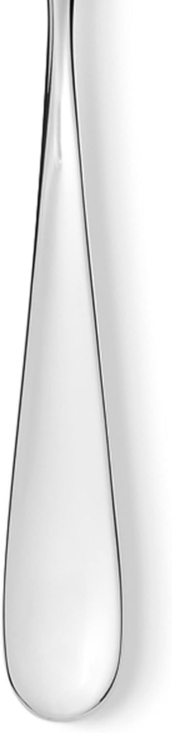 Alessi Nuovo Milano 5180/4 - Design Dessert Spoon Set, Stainless Steel, 6 pieces