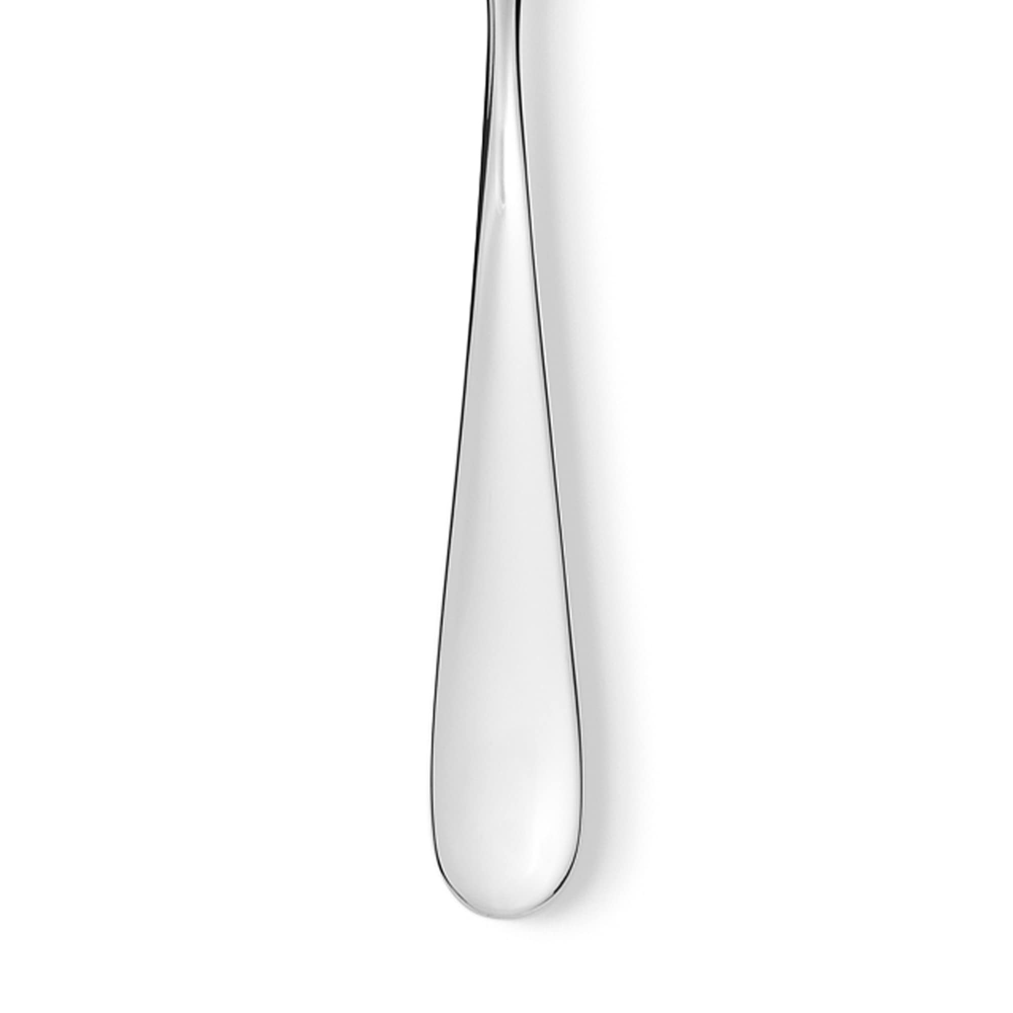 Alessi Nuovo Milano 5180/4 - Cucchiaini da Dessert di Design in Acciaio Inox, 6 Pezzi