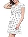 Allegra K Women's Crossover V Neck Cap Sleeve Pleated Elegant Dress Lining