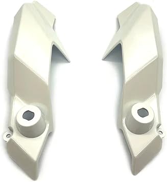 Compatible with BJ125-3E TNT125 Tnt135 Motorcycle Front Left and Right Steering Gear, Headlight Housing, Side Steering Gear Mounting PlateWhite