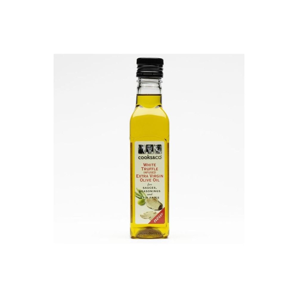 Cooks & Co truffe blanche Infused Extra Virgin Olive Oil (250ml) - Paquet de 2