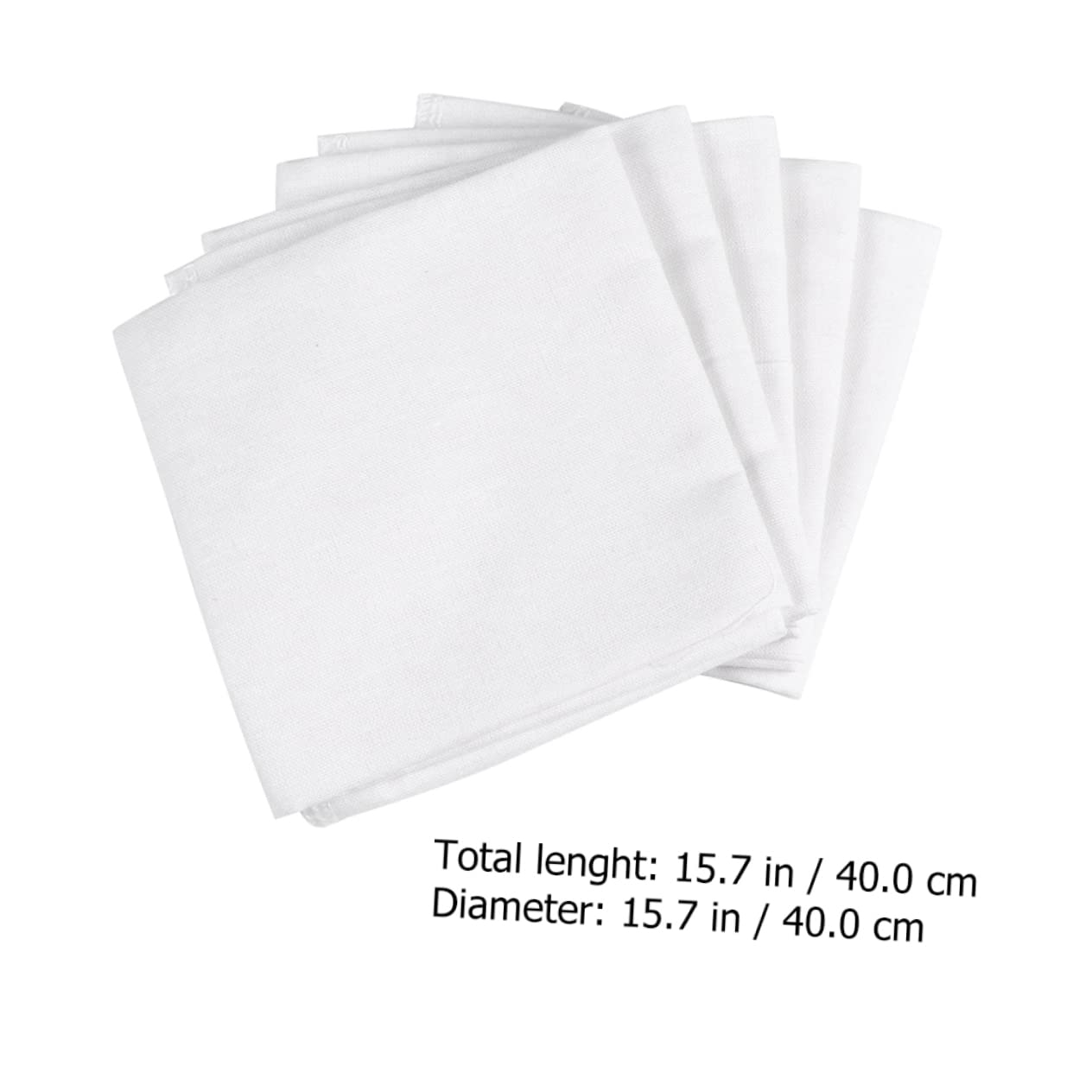 GRIRIW 6-pack Unbleached Cotton Cheesecloth 100% Pure for Cooking Baking Yogurt Cheese Making Tofu Strainer