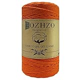 kordel orange weiß ❤ 【Material】 Das Makramee Garn besteht aus 100 Prozent Baumwolle und ist damit ein reines Naturprodukt. Da es auch nicht eingefärbt ist, können auch Kinder mit Allergien an dieser Bastelaktion teilnehmen, ohne vor den Inhaltsstoffen Angst haben zu müssen.Es stehen keine Härchen weg und beim Arbeiten habe auch noch keinen Knoten gehabt. Es läuft gut in der Hand und lässt sich auch gut verarbeiten.Zudem ist dies dann eine preiswerte Bastelaktion, da 200 Meter Garn auf dieser Rolle sich befinden.