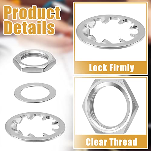Set Of 8 Guitar Nuts, Washers And Lock Washers For Us Cts Pots And Jacks #TOP6