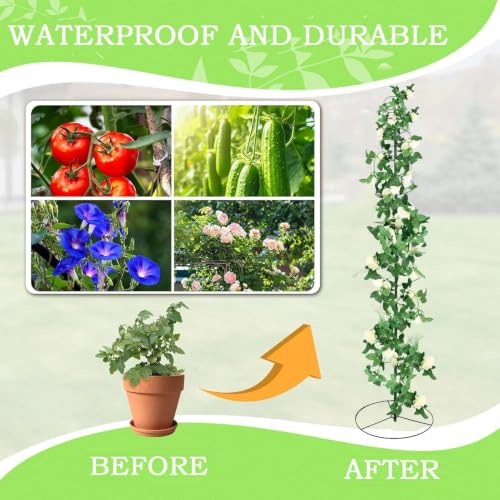 Enrejado exterior para plantas de patio y flores altas 3