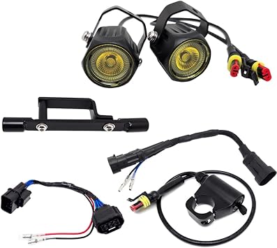 LED Fog Lamp Auxiliary Light for Honda Cross Cab 110 / Cross Cub 110 Lite/Cross Cub 50 Yellow