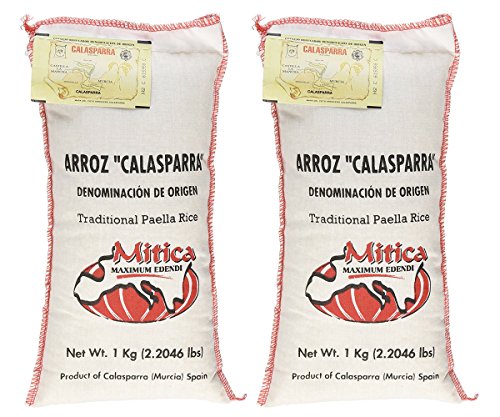 Calasparra Rice (Paella Rice) - 2 Bags, 2 Kg #TOP19