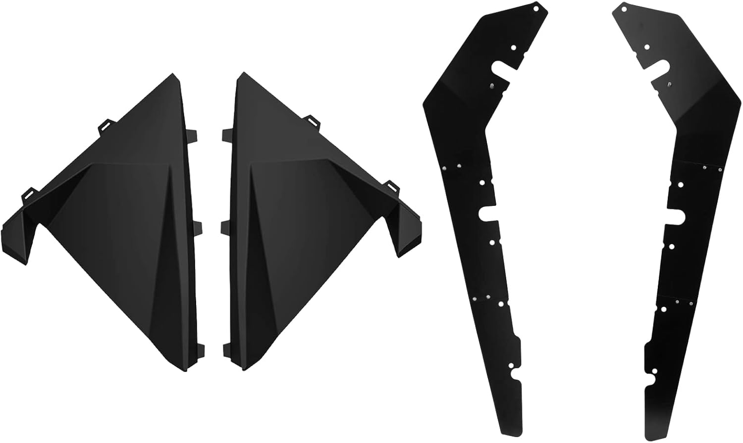 A & UTV PRO Lower Door Panel with Insert Kit for 2020 2021 2022 2023 2024 Polaris RZR PRO XP Accessories, Door Valance Trim, Closeoff Inserts Panels, Replace OEM # 2883765, 2 Seater, 4PCS