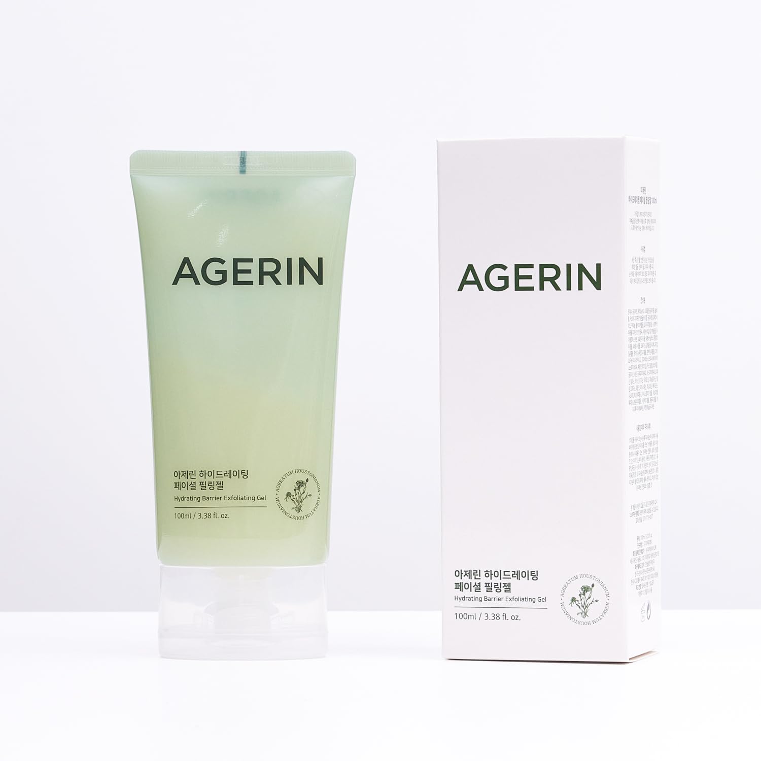 Hydrating Barrier Exfoliating Gel – Smart Protein-Responsive Exfoliator for Sensitive Skin, Ageratum Extract, 100ml / 3.38 fl.oz.