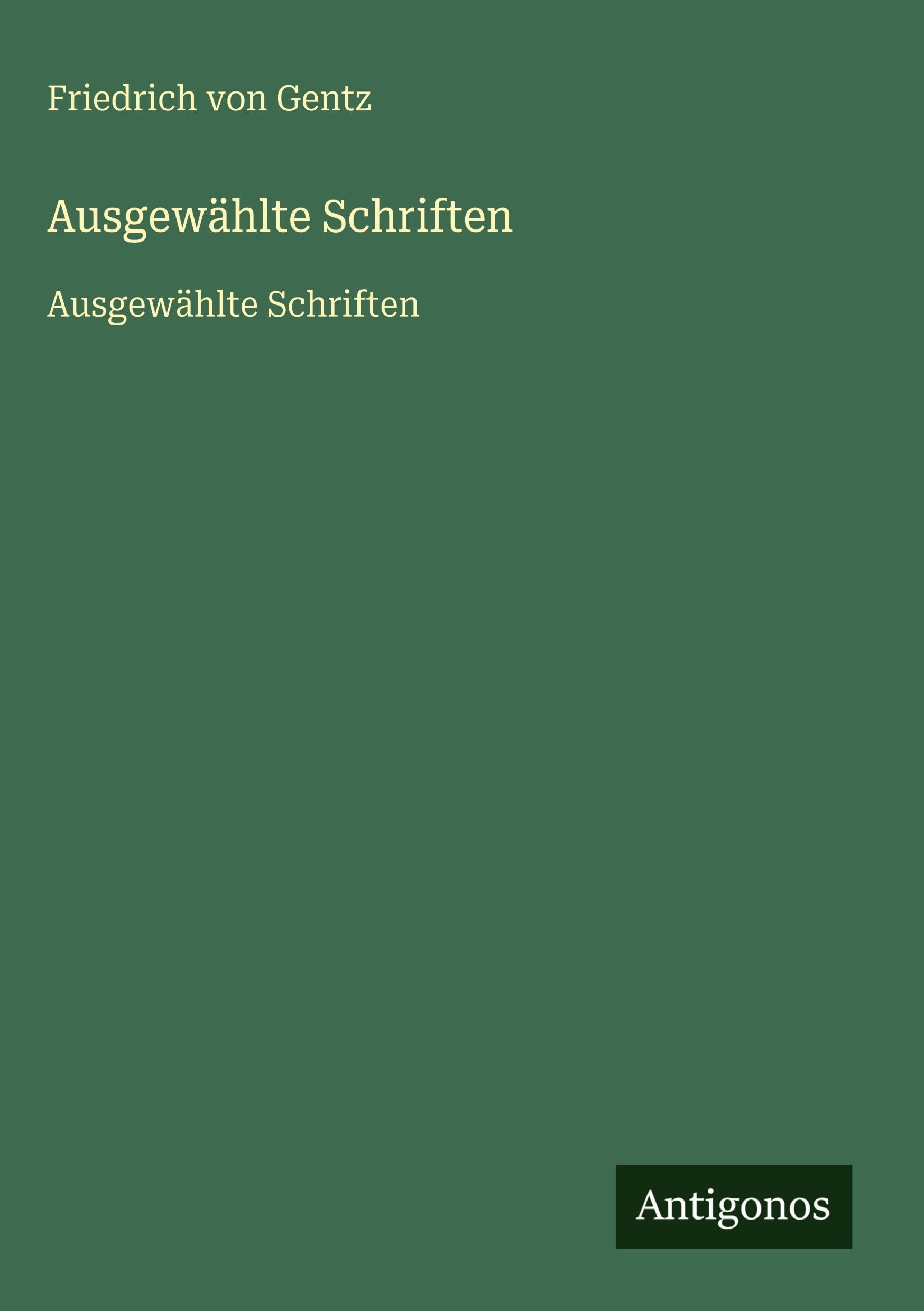 Ausgewählte Schriften: Ausgewählte Schriften