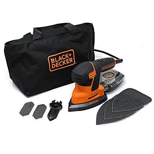 Black & Decker 8014211258183 Multilevigatrice Mouse B+D MOD.Ka2000, Multicolore