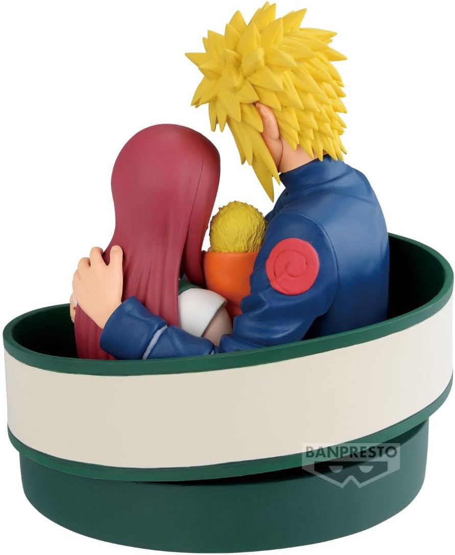 Banpresto - Naruto - #53 Naruto, Minato and Kushina Uzumaki (72 Series) Figure