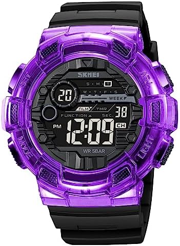 Gosasa Reloj multifunción de moda para hombre, esfera grande, par...