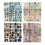 Artistic Vintage Designs: Elevate your creative projects with the Fusang Artistic Vintage Sticker Set, which includes 24 Washi stickers in 4 distinct designs: Light and Shadow Records, Floral Poetry, Space Exploration, and Butterfly Atlas; each desig...
